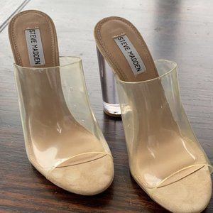Steve Madden Classify Lucite Mules